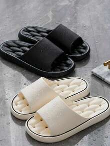 EVA Breathable Slippers, Non-Slip Indoor Home Bathroom Shower Slippers For Men And Women, Quick-Drying, Odor-Resistant, Suitable For Hotel Use Insulation,Galentines,Puppy,Carnival,Party Decorations