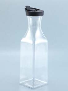 1 Pack 1500ml Capacity Detergent Dispenser Bottle, Cold Water Bottle, Outdoor Juice Bottle, Transparent Plastic Bottle, PET Bottle, Laundry Liquid Bottle, 1500ml Black Sealed Cap Juice Can - Clear - View 6