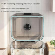 大容量宠物食品储存容器，密封猫狗粮罐，防潮家用食品储存盒