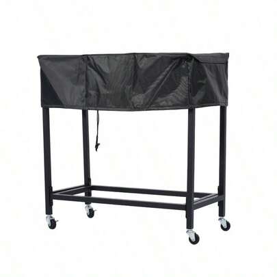 薪ラック 専用カバー付き 屋外 薪ラック キャスター付き 薪棚 薪ストッカー 薪置き棚 薪ストーブグッズ 薪 ラック 大型 軽量 チール製 収納 整理 保管 乾燥 薪保管 薪収納 アウトドア 暖炉 焚火 組み立て式 室外 冬 家庭用 ブラック