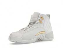 Air Jordan 12 Retro 'Phantom' Cream Metallic-Gold White Sneakers Women FD9101-007 - Nhiều màu - Xem 4