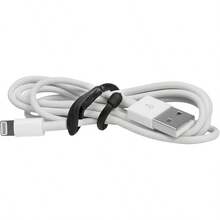 Nite Ize Gear Tie Cordable The Original Reusable Rubber Twist Tie with Stretch-Loop For Cord Management + Storage 3-Inch Assorted Colors 4 Pack Made in the USA - SURTIDO - Ver 5