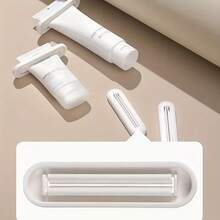 Two Pieces Reusable Manual Toothpaste And Facial Cleanser Extruder, Bathroom Storage Device, Toothpaste Extruder, Minimalist Style, Practical Accessory, Leak-Proof Design, Hygiene Accessory, Daily Cleaning, Essential For Travel - Multicolor - View 3