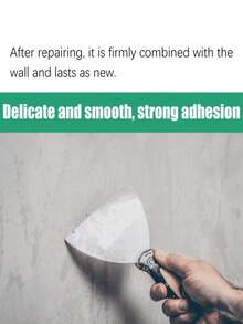 White Wall Repair Paste - Quickly Repair Wall Cracks And Nail Holes, Easily Fix Scratches. Wall Surface Repair And Stain Covering Paste, Wall Paint Peeling Repair Agent, Waterproof Crack Repair Agent.