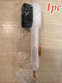 فرشاة سائلة متعددة الوظائف، أداة تنظيف الأحذية بالضغط المنزلي مع شعيرات ناعمة، مناسبة أيضًا للملابس والتنظيف المنزلي، 2 قطعة - متعدد الألوان - مشاهدة 11