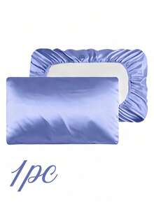 1pc/2pcs Satin Pillow Cases, Silk Pillow Cover Elastic Band Travel Pillowcover Soft Silk Satin Pillowcase For Hair Skin Standard Size/Queen Fit For Various Pillows,Secret Santa Gifts For Women,Valentine's Day Gifts, Stocking Fillers, Personalised Gifts, Christmas Gifts