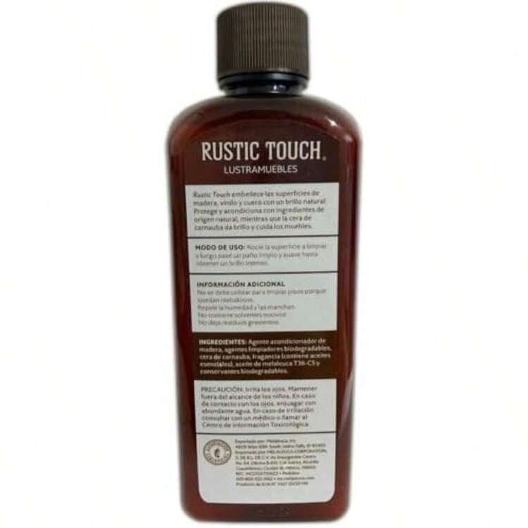 Melaleuca Rustic Touch® Limpiador y abrillantador de muebles 237 ml CON ROCIADOR |  para el hogar | Para madera, cuero y vinilo | EcoFriendly(default) - Multicolor - Añade 3