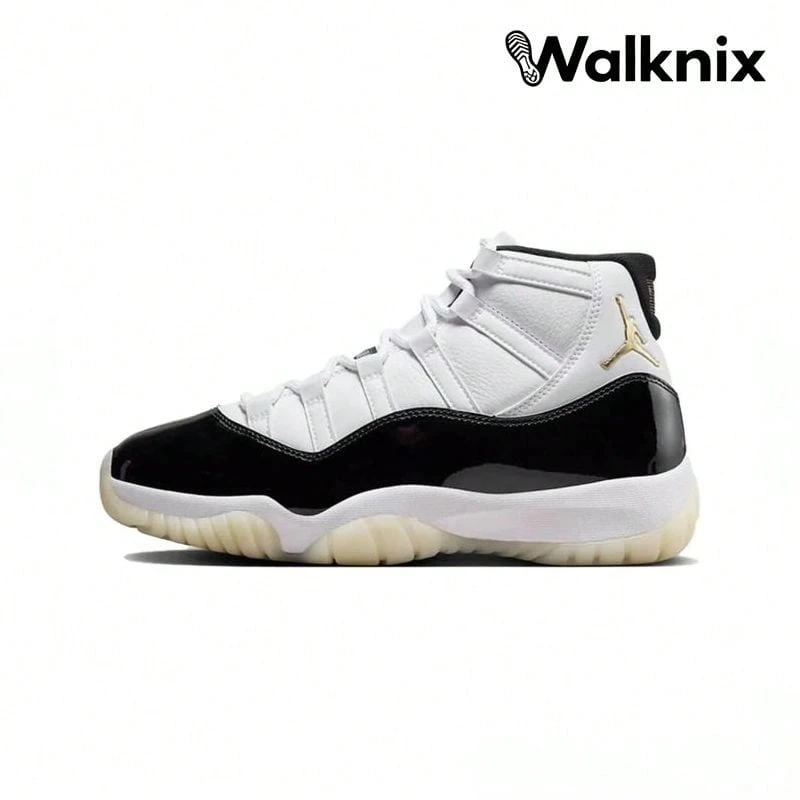 Air Jordan 11 Retro 'Gratitude / Defining Moments' White Black Metallic-Gold Sneakers Men CT8012-170 - 彩色 - 查看 1