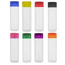 PromoClick Paquete de 10 Cilindros de Plástico con Tapa Enroscable y Cuerpo de Color - Verde - Ver 3