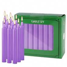 40pcs/Box 4in Wax Candle With Multiple Colors, Dripless, Smokeless, Odorless - Hand Poured - Premium Quality - Suitable For Prayer, Home, Wedding, Party, Seasonal Celebrations And Home Decor - Perfect For Easter, Thanksgiving, Day Of The Dead, Valentine's Day, Independence Day,Room Decor,Gifts Birthday Graduation Christmas Decorations Room Decor Christmas, Christmas Gifts - Multicolor - View 13