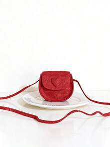 1 chiếc túi đeo vai mini cho bé gái, chất liệu bóng, nắp gập có khóa nam châm, thích hợp cho các bữa tiệc, tụ họp, tháng Ramadan và sử dụng hàng ngày. - A - Xem 14