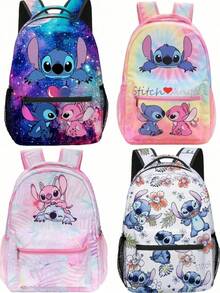 Stitch Primary School Bag Cartoon Backpack Large Capacity Backpack Fashionable And Versatile Anime Kawaii Cartoon School Bag For Travel Storage Bag For Travel Storage Bag