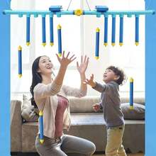 1 Set Hand-Eye Coordination Training Toy, Multi-Player Interactive Hanging Catch Stick Game, Indoor Sports Toy With Catching Stick, Family & Kids Activity Prop, Durable Plastic Material, Adjustable Falling Speed, Improve Reaction Ability, Suitable For Parties, Family Gatherings, School Teaching, Birthday/Christmas/New Year Gifts - Multicolor - View 1