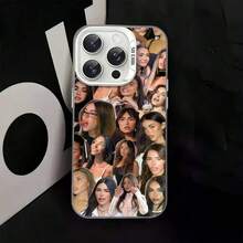 Funda para de la cantante  Beer compatible con 17, 14 Pro, 12 Max, 15 Plus, 11, 13, 16, cubierta de color láser IMD plateada electrochapada - Z8 - Ver 6