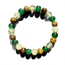 一套9/1水晶手链，象征和平、财富、繁荣、友谊、好运、爱情和守护——水晶珠带来乐观、积极、自信和力量，男女皆宜，弹性可调节——情人节理想之选 - 多色 - 查看 7