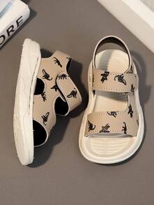 Infant Fashion Casual Rubber Soft Bottom Open Toe Cartoon Baby Sandals, Suitable For Spring And Summer