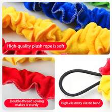 A Colorful Latex Combat Rope, A Dual-Core Adjustable Multi-Directional Resistance Rope, With Two Built-In Belts, Providing Greater Elasticity And Being Less Prone To Breakage. Different Sizes Are Suitable For Different Numbers Of Users. - 303cm/119.29in - View 2