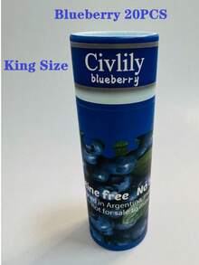 40/20/10 Pcs Fruit Flavored Pre-Rolled Papers, King Size 8 Pcs Pre-Rolled Papers, Multiple Flavors (Coffee, Mint, Cherry, Blueberry, Strawberry) Available, Disposable Extra Large Paper Tubes With Filters, Smoking Accessories, Gifts For Valentine's Day, Birthday, Party - Multicolor - View 40