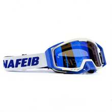 TUOGTCI Unisex PC Lens Off-Road Motorcycle Riding Goggles, Outdoor Sports Protective Eyewear, Windproof Dustproof Goggles, For Ordinary Decorative Use - Polycarbonate Frames, No Optical Power