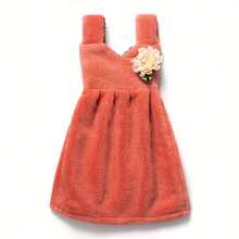 1 Piece Cute Hanging Hand Towel, Comes With A Small Hanger, Very Cute, Suitable Gifting To Family And Friends, Quick-Drying And Lint-Hand Towel, Suitable Home, Kitchen, And Family Use, Household, Kitchen Supplies > Bathroom Supplies > Bath Towels > Hand Towels - Quả cam - Xem 12