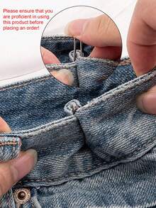 12/8/4/2件装腰部收紧扣，适用于宽松牛仔裤，无需缝纫的可拆卸扣，可重复使用的腰部收紧夹，金属胸针，适用于裤子、牛仔裤和裙子/本产品与实际产品尺寸存在一定差异，请在下单前确认您会使用它！
