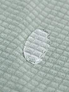 简约椅套 通用家用镂空椅套套装 一体式设计 - 豆綠色 - 查看 7