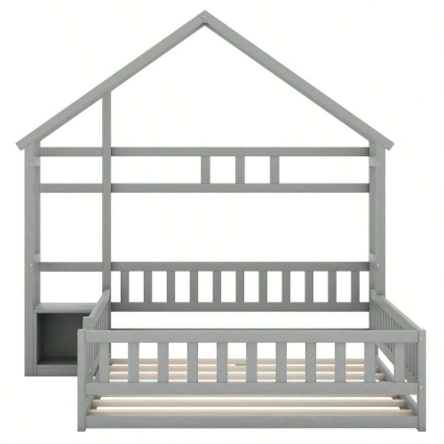 Bed Frames - Grey - View 1