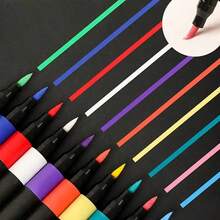 80pcs/Set Direct Liquid High Gloss Acrylic Marker Pen, Gel Pen, Large Capacity Quick Drying Art Color Pen, DIY Hand Account Pen Set, Drawing Set, Study Stationery, Color Marking Pen, Suitable For Ceramics, Glass, Plastic, Wood, Stone, Etc ﻿ - Bút dạ Acrylic - Xem 6