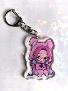 Móc khóa Acrylic Anime Alien Stage - Tilt, Sua, Ivan, Hyuna, Luka, Mizi - Mặt dây chuyền ngoại vi Anime, Mặt dây chuyền hoạt hình di động, Móc khóa ô tô, Mặt dây chuyền ba lô học sinh trong suốt, Phụ kiện túi Alien Stage, Mặt dây chuyền đồ ngủ hoạt hình Q-Version, Quà tặng hoàn hảo cho gia đình và bạn bè, 2D phẳng - Nhiều màu - Xem 4