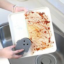 3pcs/Set Multi-Purpose Ghost Cleaning Sponge, Double-Sided 3-Layer Cleaning Sponge For Bathroom, Kitchen - Multicolor - View 6