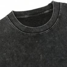 Fushiguro Toji Vintage Washed Tee - Unisex Cotton Graphic Shirt| Perfect Gift For Anime Fans Dress Love - 黑色 - 查看 6