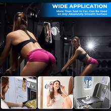 1pc N52 Super Strong Magnetic Phone Holder, Multi-Functional 360° Rotatable Foldable Magnetic Phone Stand, Suitable For Car, Business Trip, Travel Photography, Yoga, Home Streaming, Desk, Airplane, Cruise, Compatible With All Phones, Includes Magnetic Ring, Magnetic Pad, And Instructions (Multiple Models And Colors Available)