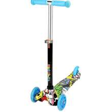 Patín de Niño Fasilyt con Música, Luces LED, Canastilla y Manubrio Ajustable - Azul - Ver 1