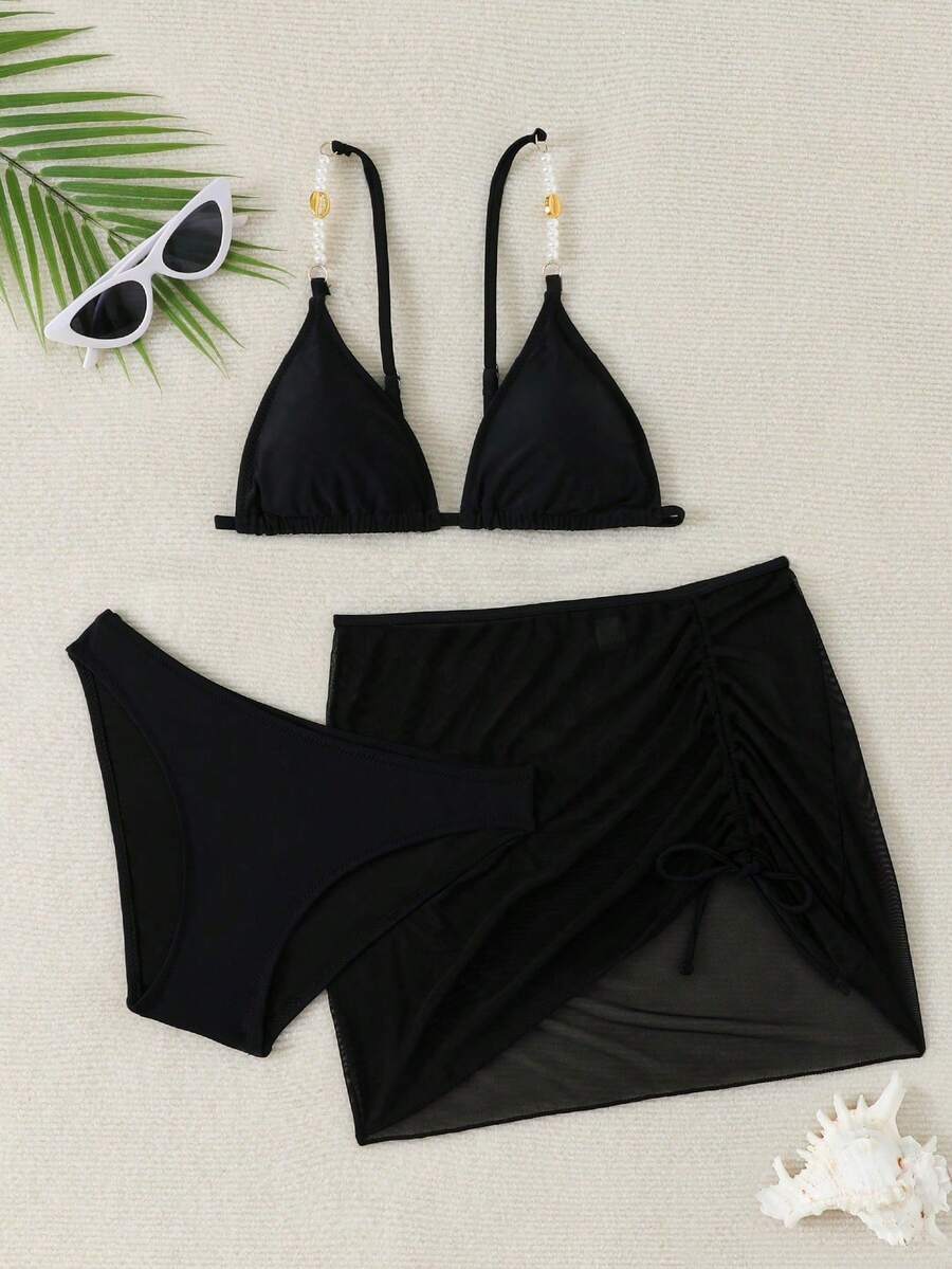 NB VEST Children's Beach Set – Overlay Model 2025 J3627 - 黑色 - 查看 1