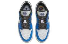 Air Jordan 1 Low SE 'Flight Vintage' Blue Summit-White Iron-Grey Sneakers Women FV8439-104 - 彩色 - 查看 4