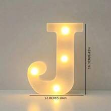 1pc 16cm LED Letter Light, Illuminated Alphabet & Number Night Light, Suitable For Home, Bar, Wedding, Proposal, Birthday Party Decor, Living Room, Bedroom [No Battery Included] - Letter Lights - View 44