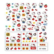 1 Set/1 Sheet Cat Nail Stickers Japanese Cartoon Girl Heart Ins Anime Ins Wind CCD Mobile Phone Decoration Adhesive Back, Cute And Beautiful, Gift For Friends, Create Surprise, Beautiful And Affordable, New Year's Gift, Valentine's Day Gift, Easter Gift(Stochastic Style)