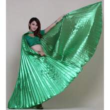 Colorful Dance Wings With Telescopic Rods, Performance Cape For Belly Dance Show,Halloween - Wing - View 26