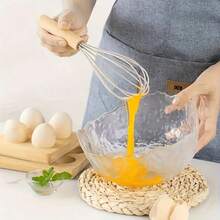 Silicone Whisk, Non-Stick Pot, Textured Handle Silicone Mixer, High Temperature Silicone Kitchen Utensil Set - Multicolor - View 7