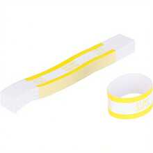 Currency Band Bundles, Self-Adhesive, Money Bands For Cash, Bills Currency Straps, Organizer Dollar, $1000$2000 Pack Of 150 - 1000 USD Yellow - View 1