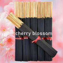 30/70/170支装日本樱花香，燃烧时间长，质地顺滑洁净，适用于家居、厨房和餐厅。 - 22cm黑色日本櫻花味 - 查看 2