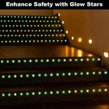 201 Pcs Colorful Glow In The Dark Luminous Stars And Moon Fluorescent Noctilucent Plastic Wall Stickers Murals Decals For Home Art Decor Ceiling Wall Decorate Kids Bedroom Room Decorations - Multicolor - View 1