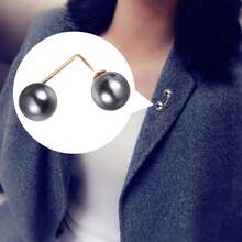 2/6PCS Pearl Multi-Functional Clothing Clips - Jeans Ankle Buckle Chest Anti-Exposure Pin Pants Length Adjuster Anti-Stepping Slipper Buckle | Hot Seller Premium Clothing Accessories - Multicolor - View 4