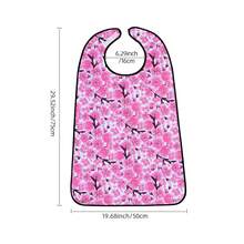 1pc Adult Bib For Women, Meal Protection Cover, Washable And Wipe Clean, Snap Button Style Adult Feeding Apron, Protective Clothing Cover