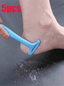 5pcs/3pcs Heel Callus Remover, Foot Care Tools Dead Skin Remover Callus Scraper, Pedicure Tools, Heel Scrubbing Tool, Home Foot Care Tools, Professional Foot Care, Perfect For Removing Dead Skin, Hard Skin, Cracked Skin, Foot Scrubbing Tool - Multicolor - View 12