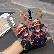 Funda de Teléfono Anime Genial  Zozo para Samsung Galaxy A55 A35 A16 A05 A14 A24 A34 A54 A15 A05S A25 A23 A33 A53 A73 A13 A04E A04 A22 4G 5G, Funda Trasera Suave a Prueba de Golpes, Regalo para Parejas - Colores mixtos 1 - Ver 1
