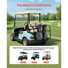 Supporto per mazze da golf - Armlehnentaschenhalter U-förmige Schnalle 30,7-49,6 Zoll - Visualizzare 2