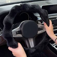 1pc Soft & Fluffy Bubble Steering Wheel Cover, Warm & Comfortable, No Inner Ring, Car Steering Wheel Protector, Essential Winter Driving Accessory - one-size - View 10