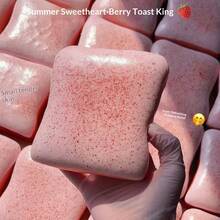 1pc Super Soft Butter Toast Squishy Stress Relief Squeeze Toy - Perfect Gift For Birthday, Holiday, Christmas, Halloween - Multicolor - View 8