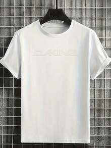 1PC,Plus Size Men's Dakine Logo Print T-Shirt For Men And Women Casual Streetwear Fashion Top Lightweight Breathable Cotton Blend Comfortable Everyday Wear Design For Outdoor Activities Travel And Ur - trắng - Xem 1